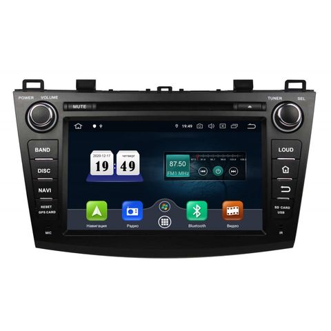 Roximo CarDroid RD-2404  Mazda 3, 2009 (Android 10) DSP