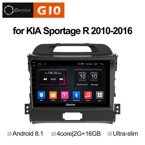 Ownice G10 S9735E  KIA Sportage 3 (Android 8.1)