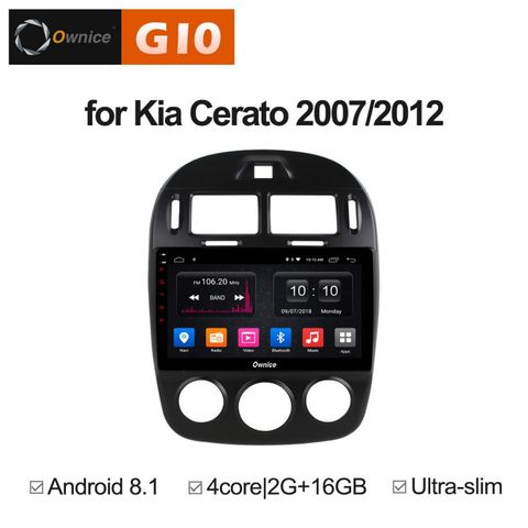 Ownice G10 S1741E  KIA Cerato 1 (Android 8.1)