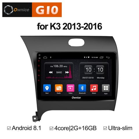 Ownice G10 S9732E  KIA Cerato 3 (Android 8.1)